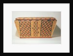 Eastern Woodlands geometric basket by American School