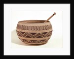 South Western Native American cooking basket by American School