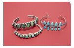 Navajo bracelets by American School