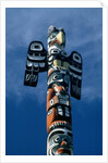 Haida Eagle clan totem pole by School Canadian