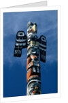Haida Eagle clan totem pole by School Canadian