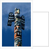 Haida Eagle clan totem pole by School Canadian