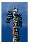 Haida Eagle clan totem pole by School Canadian