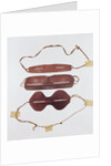 Inuit sun/snow 'glasses' by Inuit School