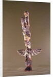 Tinglit Bird Clan totem pole by American School