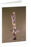 Tinglit Bird Clan totem pole by American School