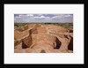 View of Pueblo Indian Kivas, built 11th-14th century by Anonymous