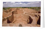 View of Pueblo Indian Kivas, built 11th-14th century by Anonymous