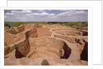 View of Pueblo Indian Kivas, built 11th-14th century by Anonymous