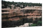 Remains of Pueblo Indian cliff dwellings, built 11th-14th century by Anonymous