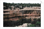 Remains of Pueblo Indian cliff dwellings, built 11th-14th century by Anonymous