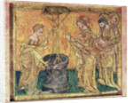 Christ and the Woman of Samaria at the Well by German School