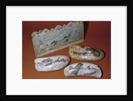 Whaling scrimshaw by American School