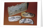 Whaling scrimshaw by American School