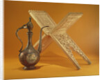 Copper Vessel and Koran Stand by Pakistani School