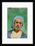 Head of a Breton by Paul Gauguin