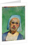 Head of a Breton by Paul Gauguin