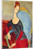 Mme Hebuterne in a Blue Chair, 1918 by Amedeo Modigliani