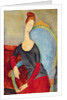 Mme Hebuterne in a Blue Chair, 1918 by Amedeo Modigliani