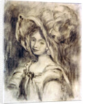Mme Dieterle in a Hat, c.1896 by Pierre Auguste Renoir