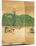 Shogun touring in spring, Edo Period by School Japanese