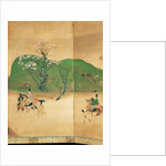 Shogun touring in spring, Edo Period by School Japanese