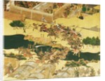 The Battle of Hogen from a screen, Momayama Period by School Japanese