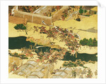 The Battle of Hogen from a screen, Momayama Period by School Japanese