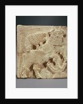 Plaque depicting a lion attacking a bull, from Iraq, c.2000 BC by Sumerian Sumerian