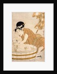 The Bath, Edo period by Kitagawa Utamaro