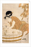 The Bath, Edo period by Kitagawa Utamaro