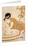 The Bath, Edo period by Kitagawa Utamaro