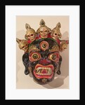 Mahakala dance mask by School Tibetan