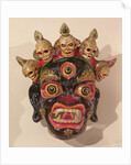 Mahakala dance mask by School Tibetan