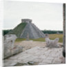 El Castillo, view from the Temple of Warriors, showing Chacmool by Mayan Mayan