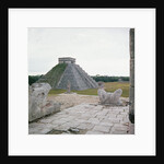 El Castillo, view from the Temple of Warriors, showing Chacmool by Mayan Mayan