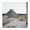 El Castillo, view from the Temple of Warriors, showing Chacmool by Mayan Mayan