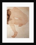 Seated nude bending over by Auguste Rodin