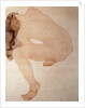 Seated nude bending over by Auguste Rodin