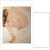 Seated nude bending over by Auguste Rodin