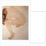 Seated nude bending over by Auguste Rodin
