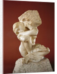 Caryatid with a stone, 1881-82 by Auguste Rodin