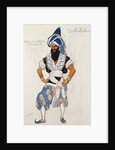 Queen's servant costume design for 'Pisanella', 1913 by Leon Bakst