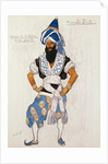 Queen's servant costume design for 'Pisanella', 1913 by Leon Bakst
