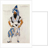 Queen's servant costume design for 'Pisanella', 1913 by Leon Bakst
