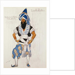 Queen's servant costume design for 'Pisanella', 1913 by Leon Bakst