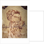 Detail of St Onuphrius and scene from his life by Master of the Fogg Pieta