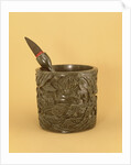 Scholar's brush holder and brush, Qianlong Period by School Chinese