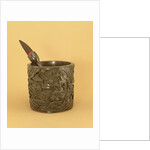 Scholar's brush holder and brush, Qianlong Period by School Chinese
