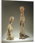 Two statuettes, late Zhou Dynasty 4th - 3rd century BC by School Chinese